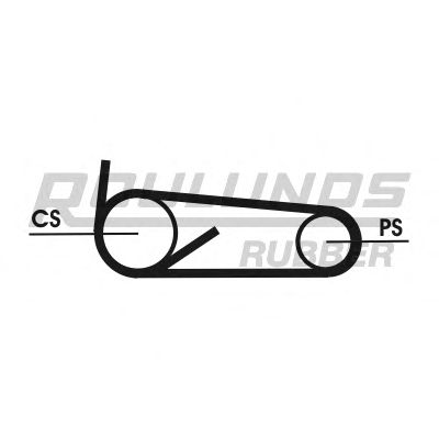 ROULUNDS RUBBER 4k0922t1 -  Поликлиновой ременный комплект